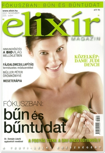 Elixr Magazin novemberi pH csoda cikk cmlap
