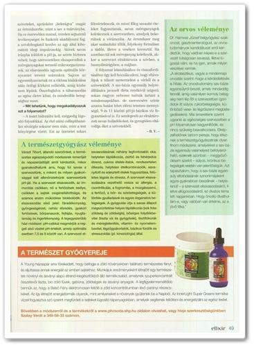 Elixr Magazin pH Csoda cikk 49. oldal